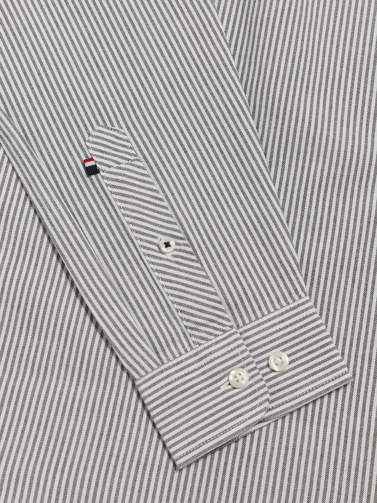 Mens Oxford Stripe Shirt Green Gables