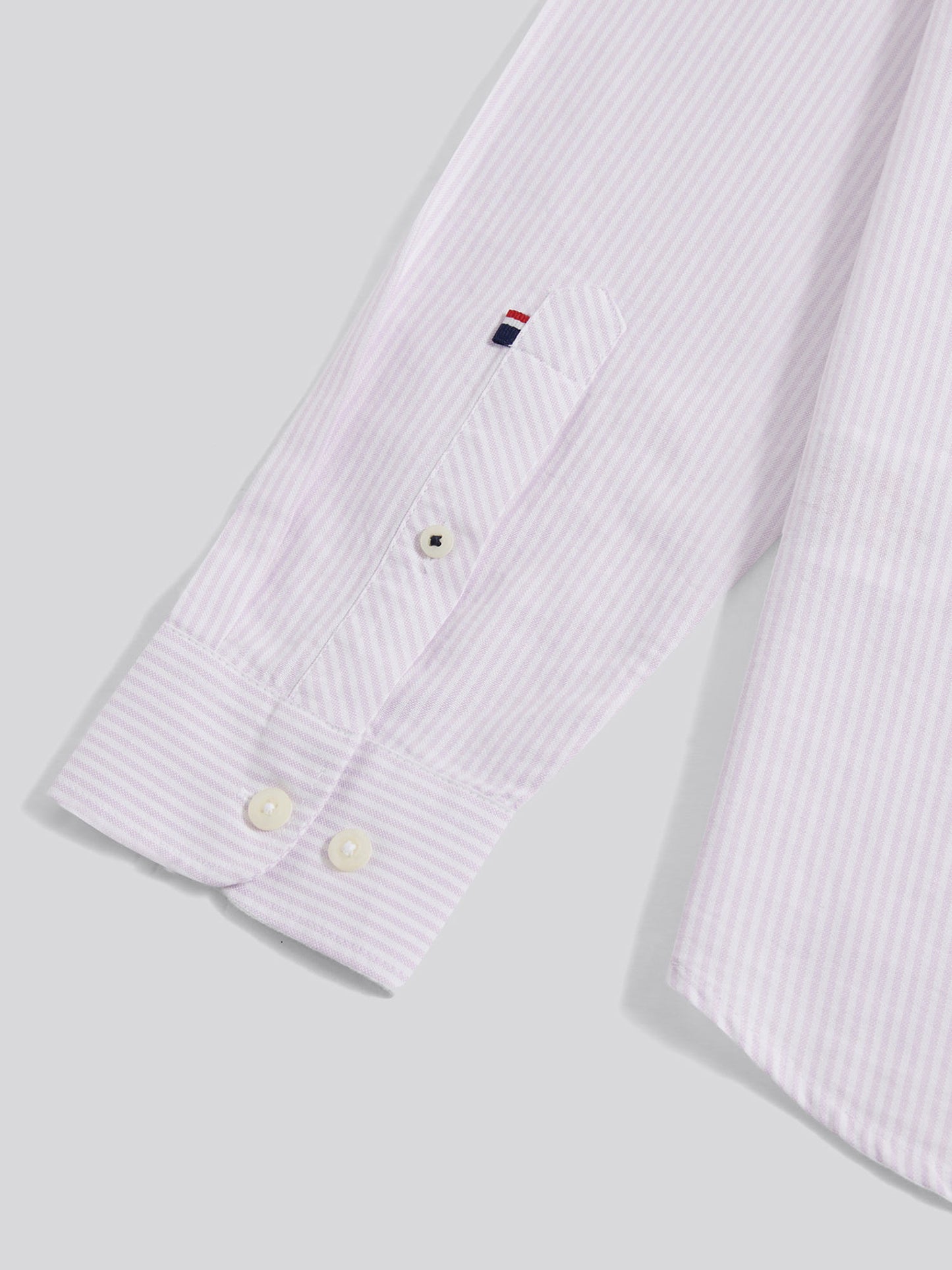 Mens Oxford Stripe Shirt Lilac Breeze