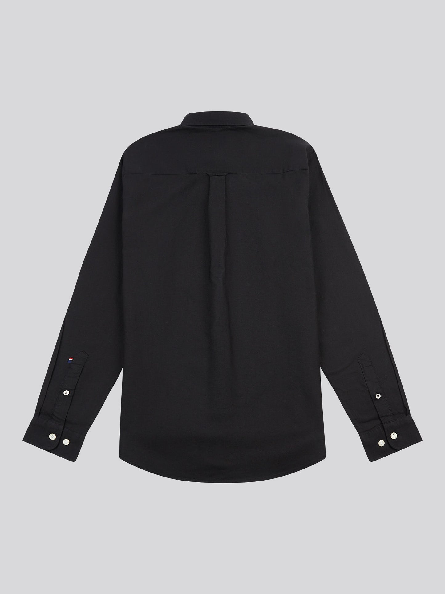 Mens Peached Oxford Shirt in Black