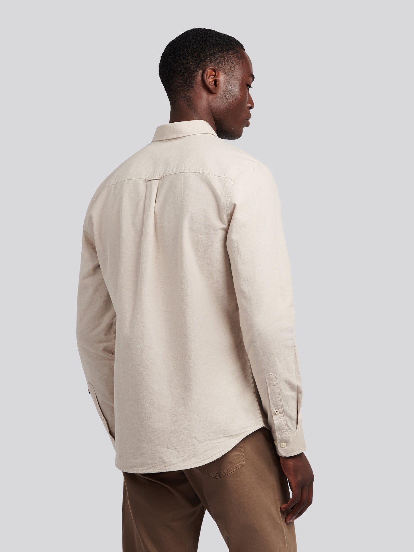 Mens Peached Oxford Shirt in Atmosphere