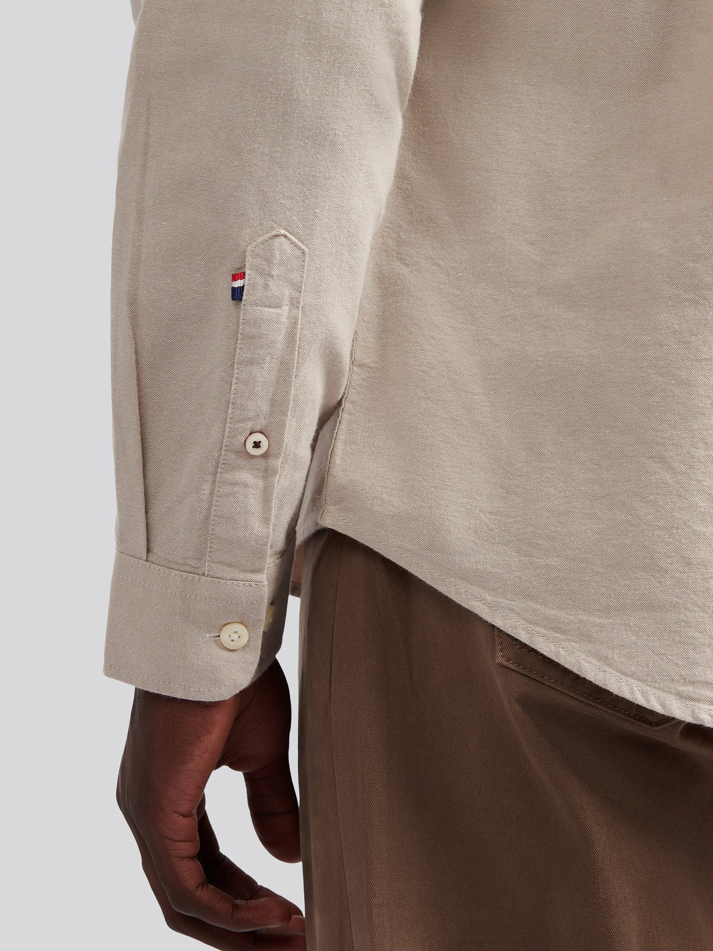Mens Peached Oxford Shirt in Atmosphere