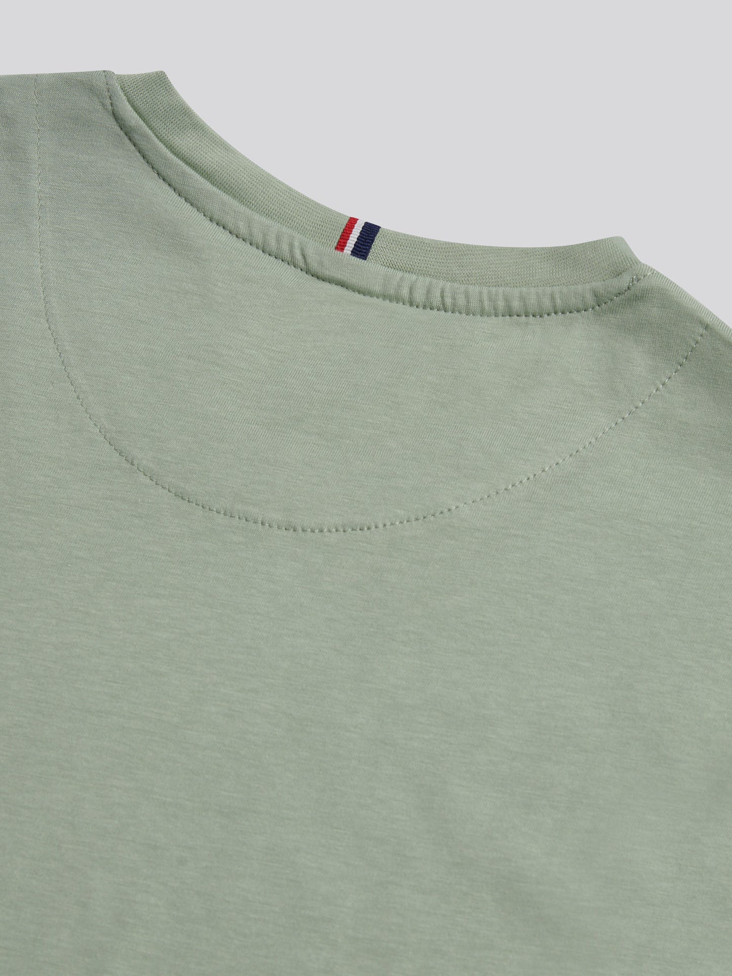 T-shirt męski podwójny jeźdźcy w lodowej zieleni