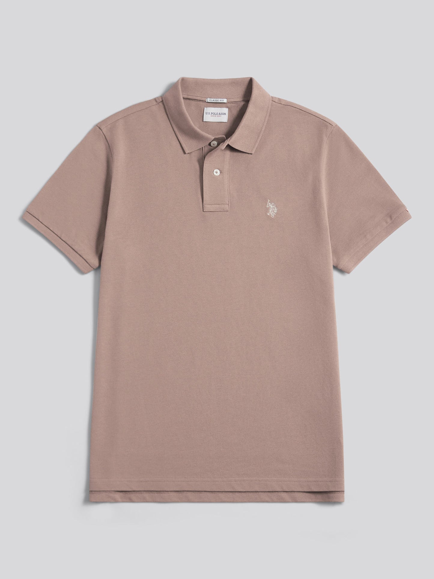 Mens Double Horsemen Polo Shirt in Atmosphere