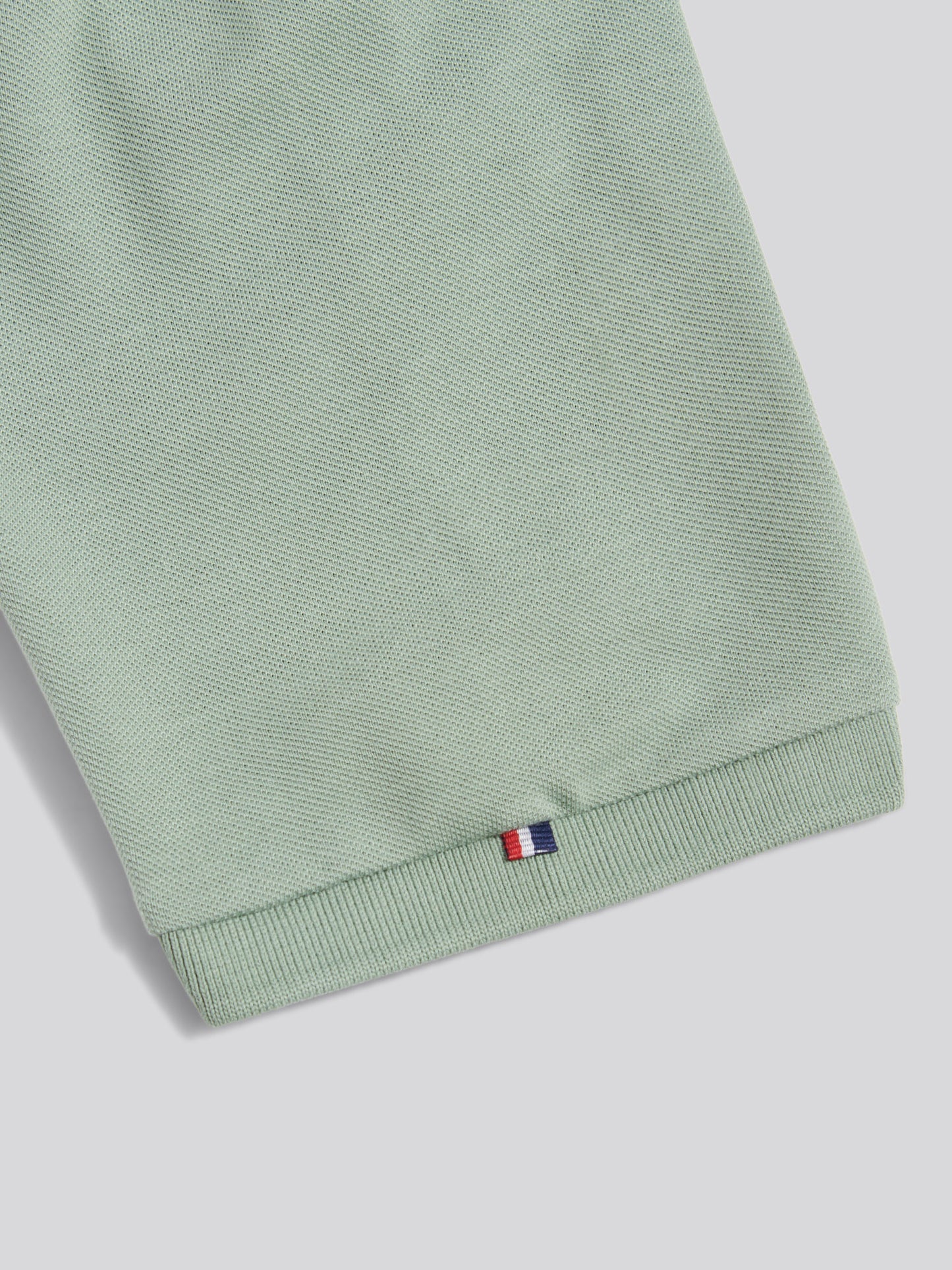 Mens Pique Polo Shirt Iceberg Green