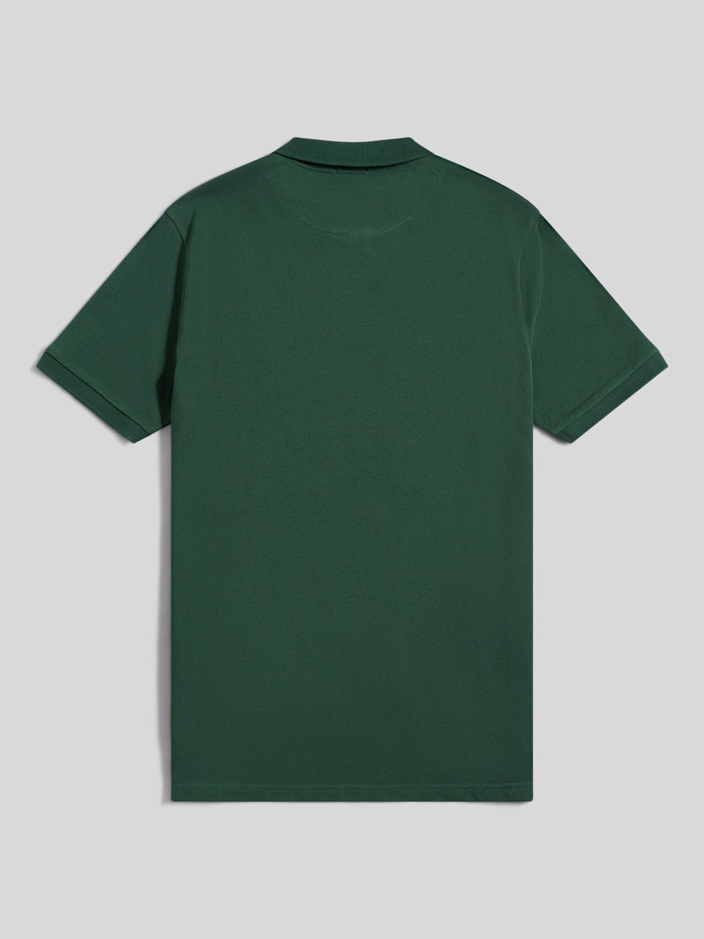 Mens Double Horsemen Polo Shirt in Pineneedle