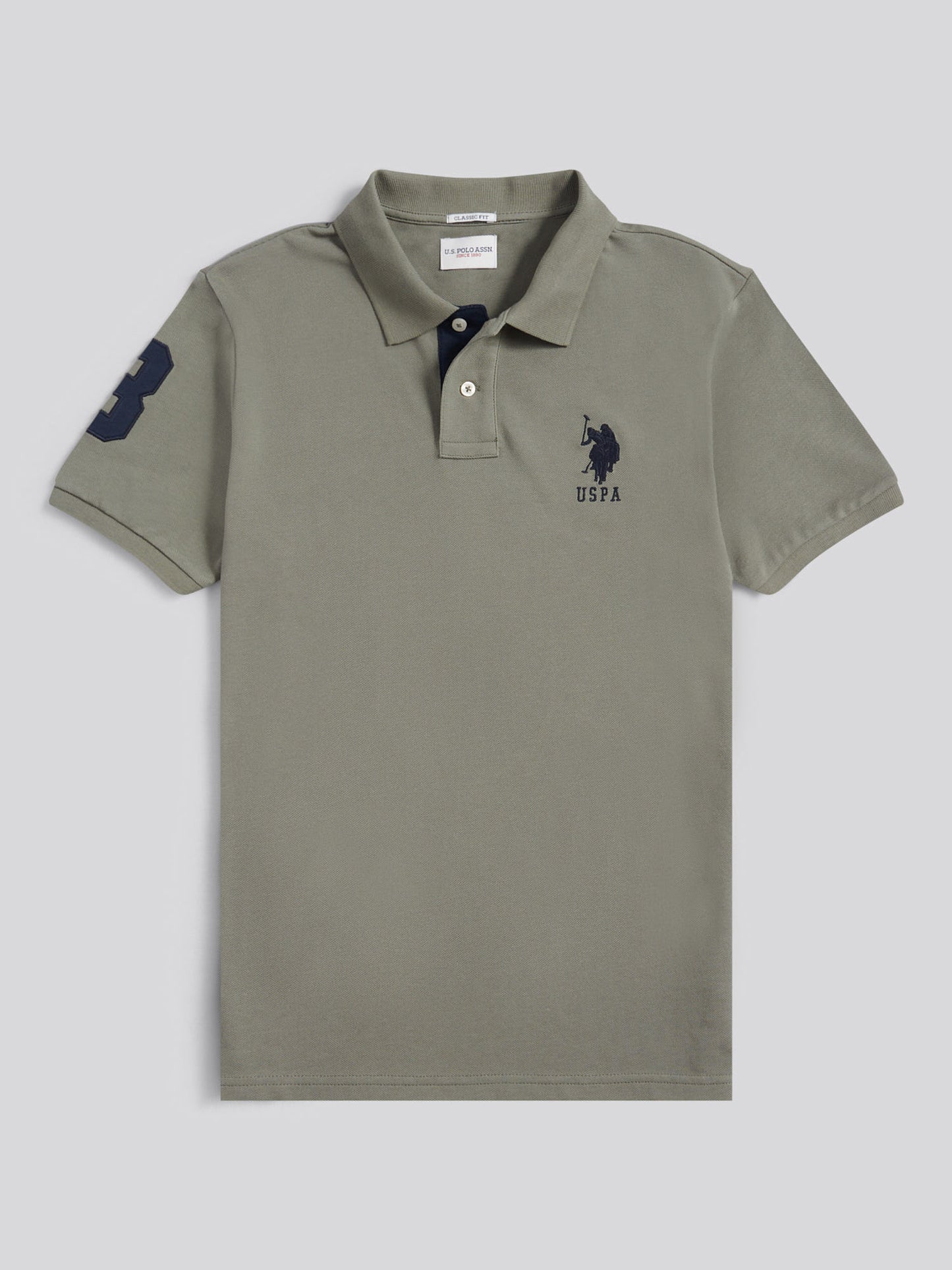 Mens Player 3 Polo Shirt in Mulled Basil