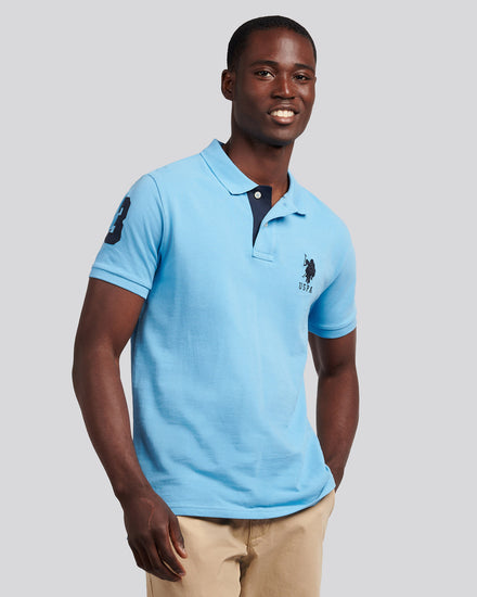 Mens Player 3 Polo Shirt in Heritage Blue