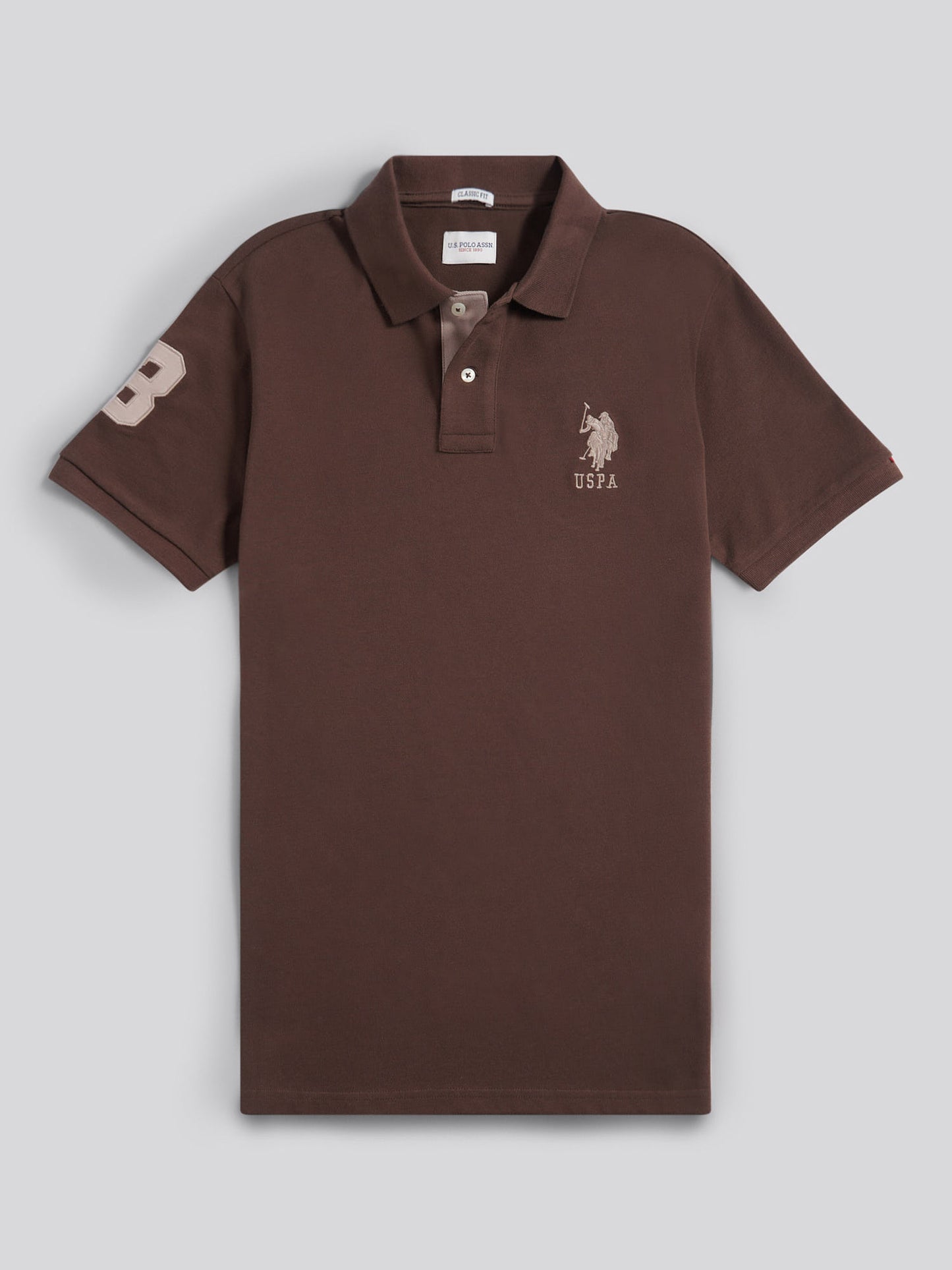 Mens Player 3 Polo Shirt in Chocolate Martini