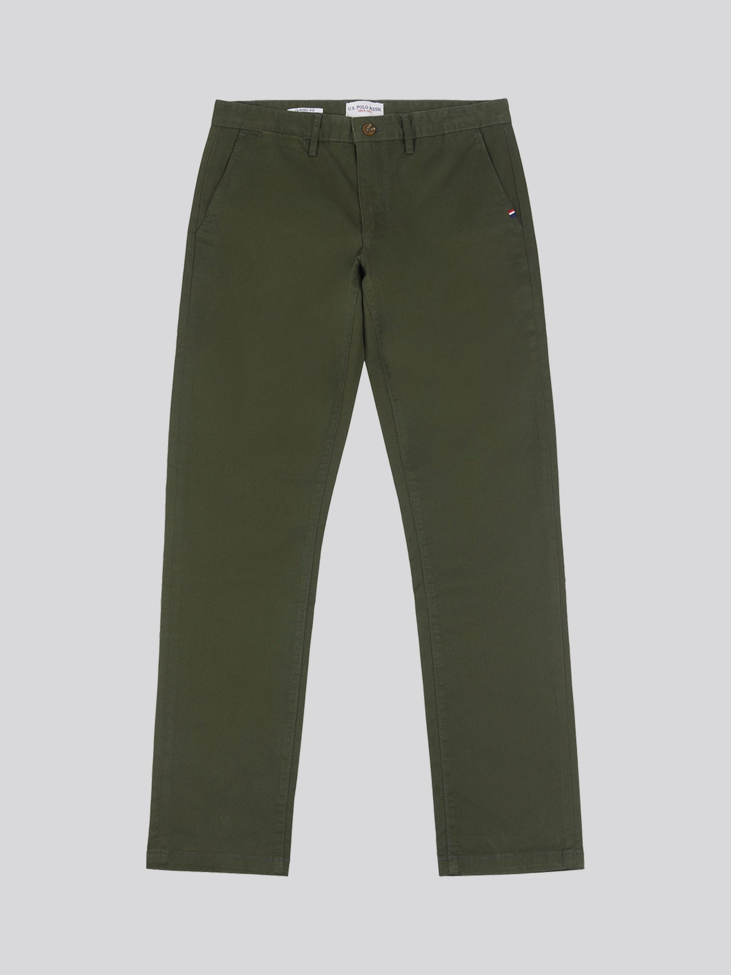 Mens Classic Chinos in Forest Night