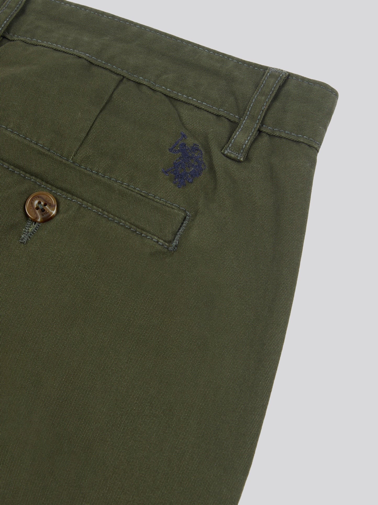 Mens Classic Chinos in Forest Night