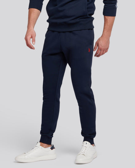 Mens Double Horsemen Jogger in Dark Sapphire Navy / Haute Red DHM