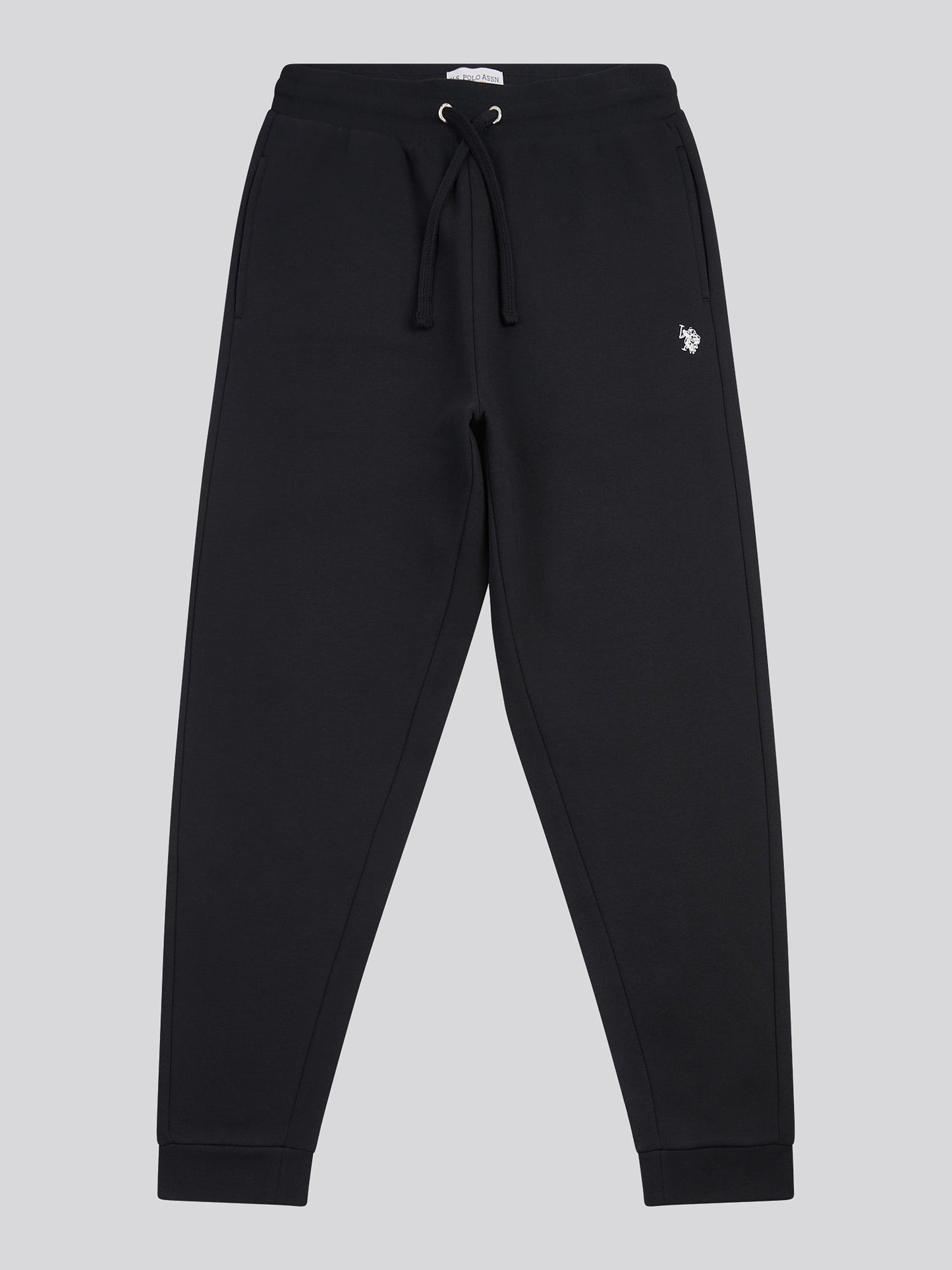 Mens Double Horsemen Jogger in Black Bright White DHM
