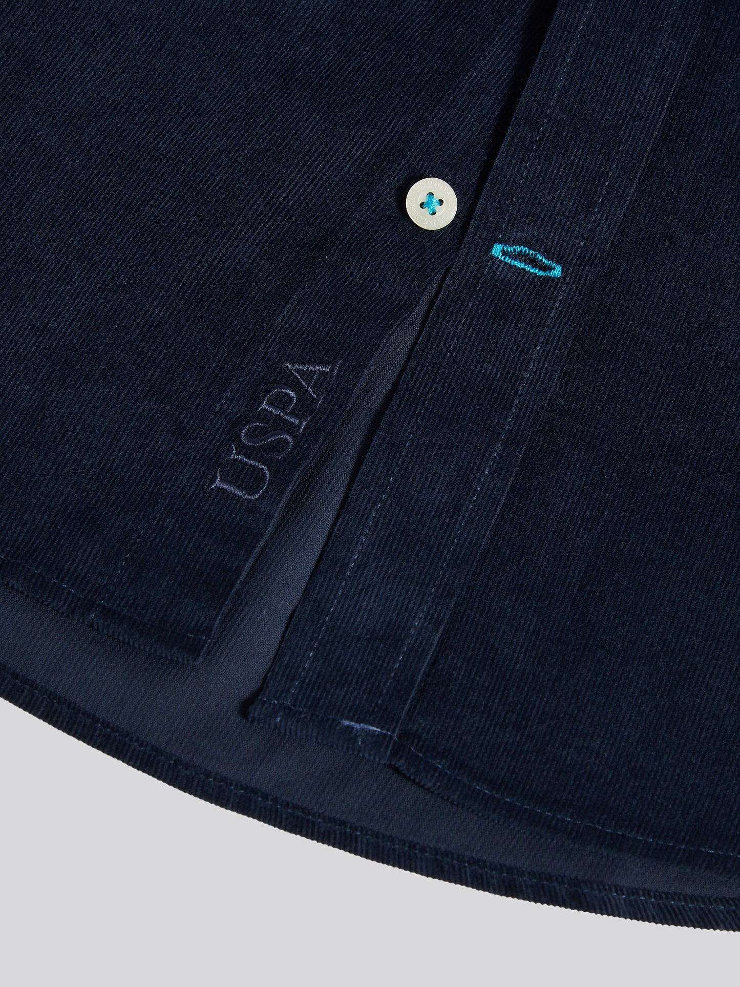 Mens Cord Shirt Dark Sapphire Navy