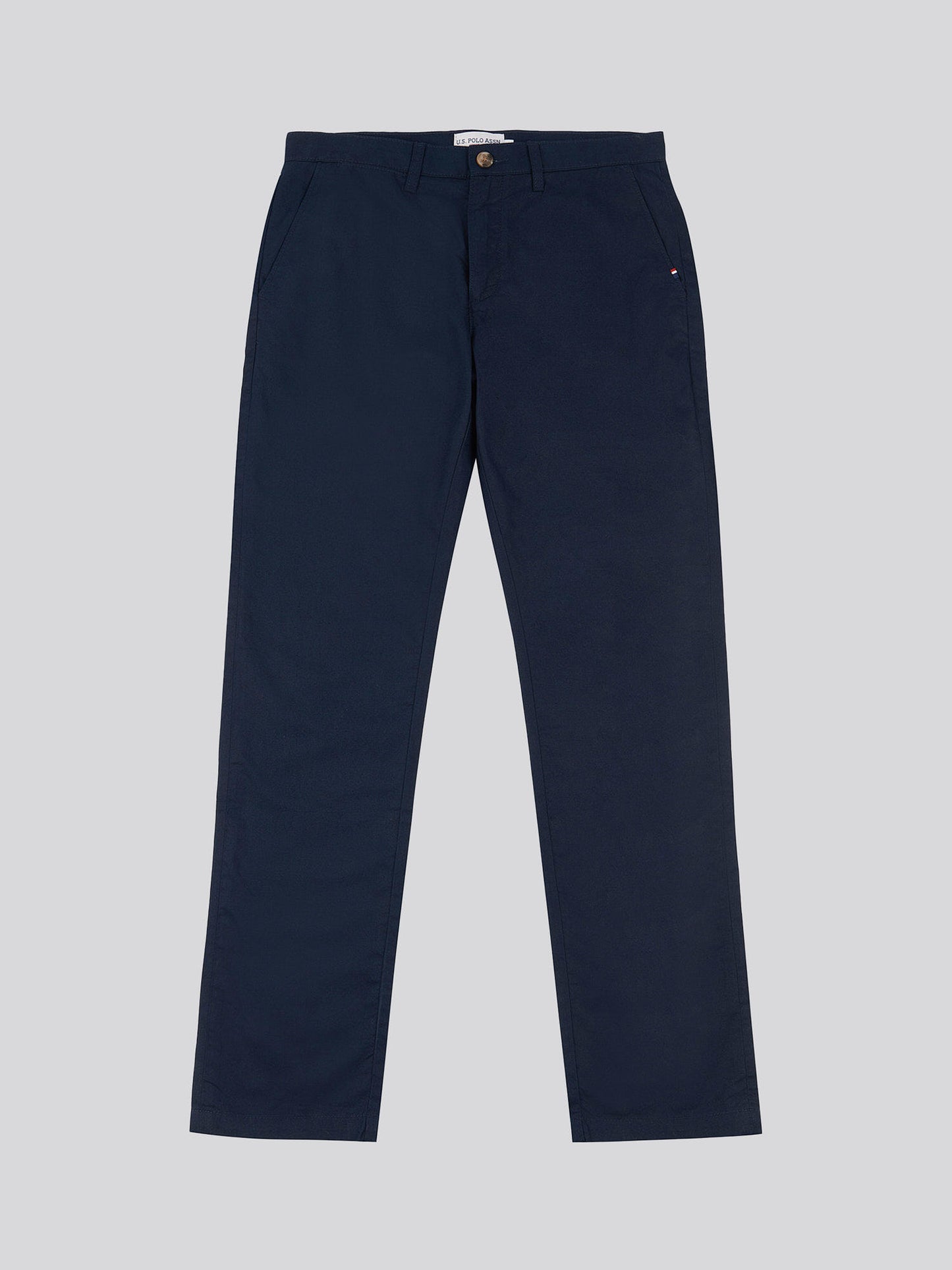 Mens Linen Blend Chino in Dark Sapphire Navy