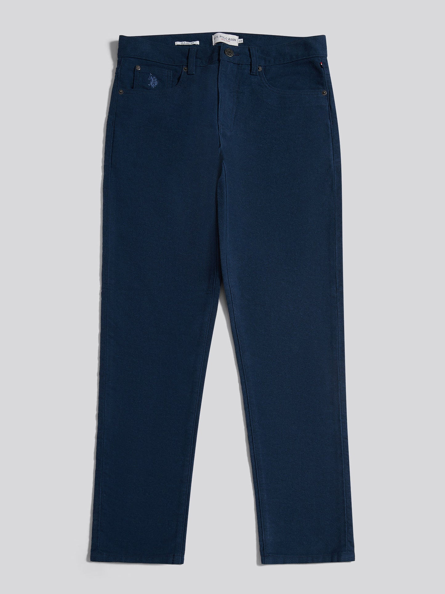 Mens Moleskin 5 Pocket Trouser in Dark Sapphire Navy