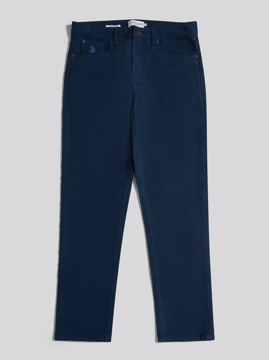 Mens Moleskin 5 Pocket Trouser in Dark Sapphire Navy