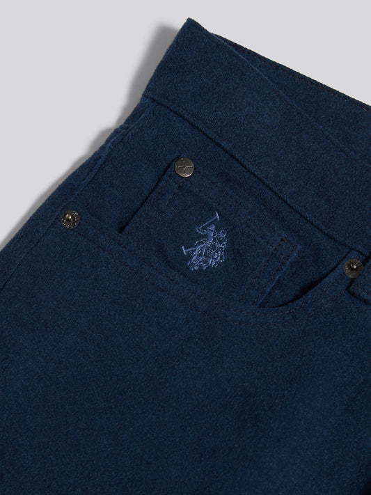 Mens Moleskin 5 Pocket Trouser in Dark Sapphire Navy