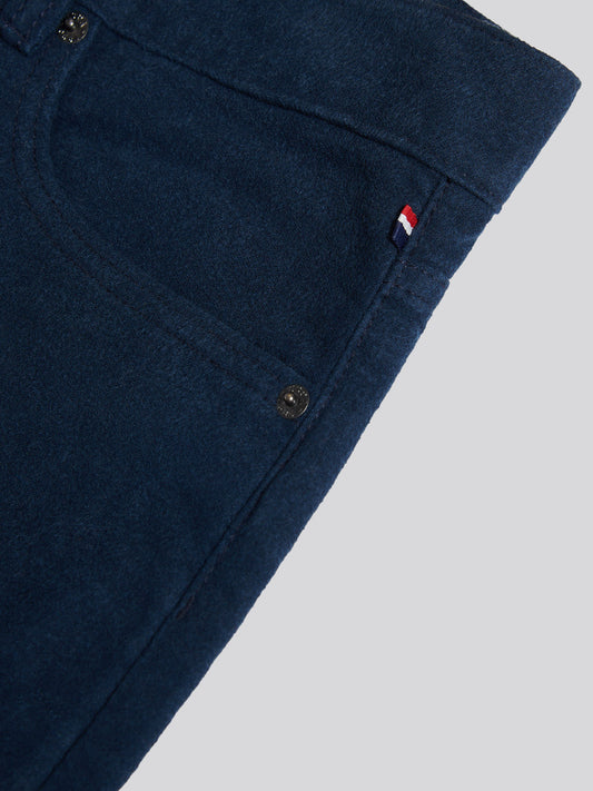 Mens Moleskin 5 Pocket Trouser in Dark Sapphire Navy