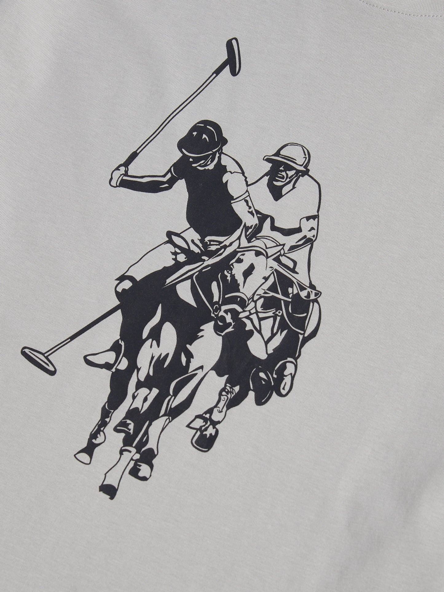 Męskie podwójne jeźdźcy graficzne T-shirt w wysokiej