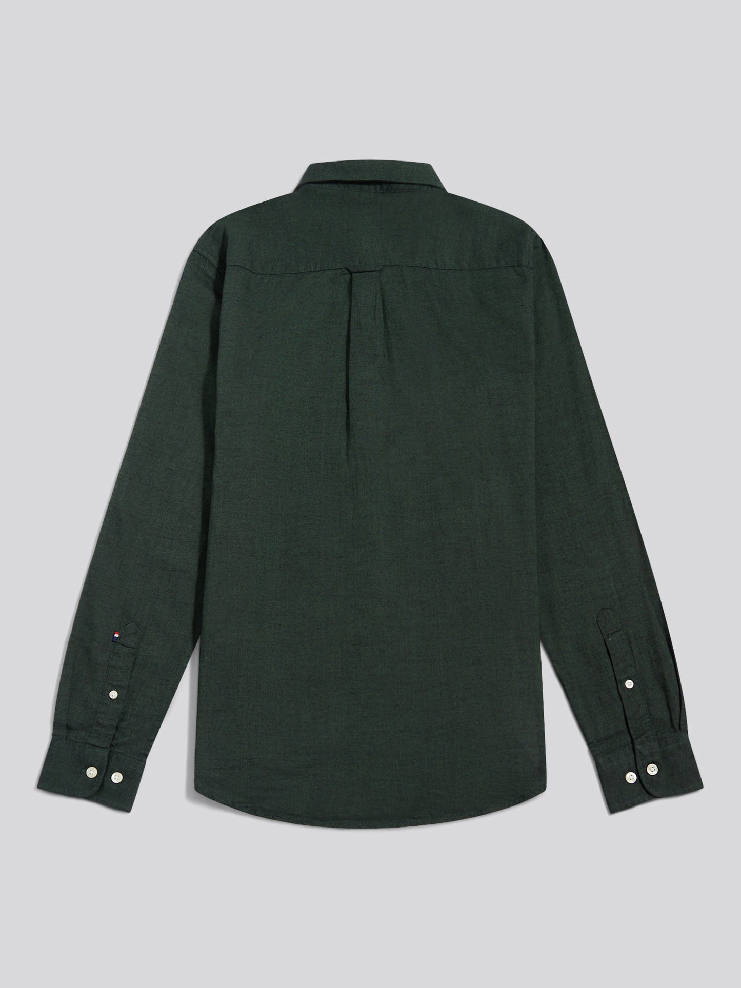 Mens Brushed Dobby Shirt in Pineneedle