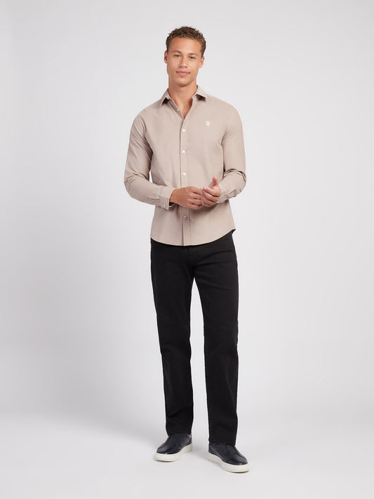 Mens Textured Corduroy Shirt in Atmosphere