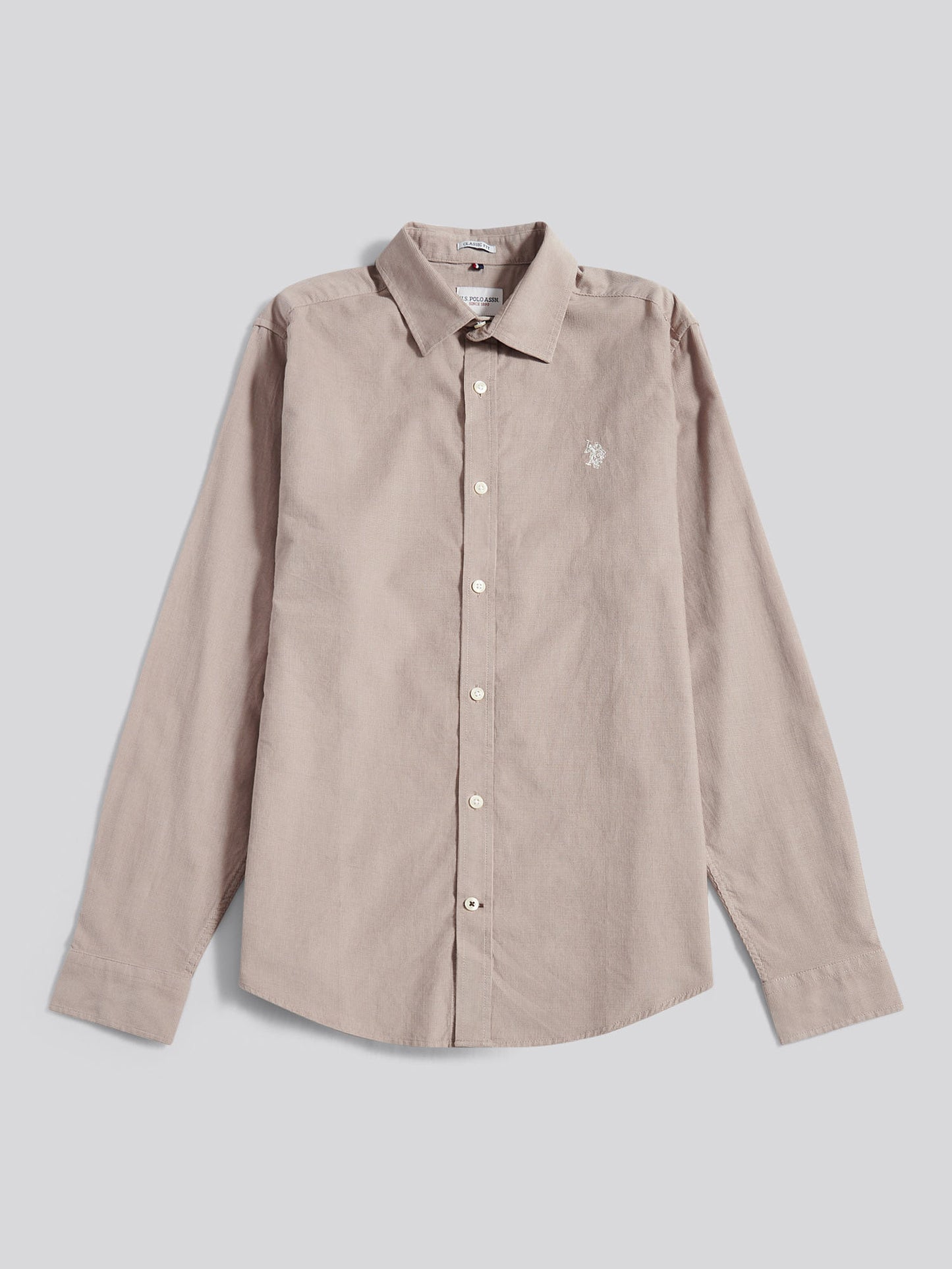 Mens Textured Corduroy Shirt in Atmosphere