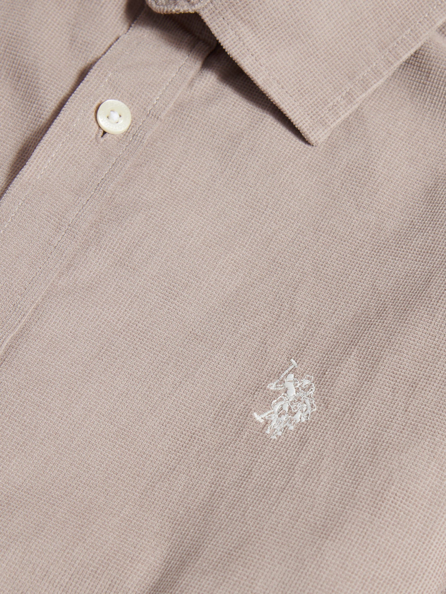 Mens Textured Corduroy Shirt in Atmosphere