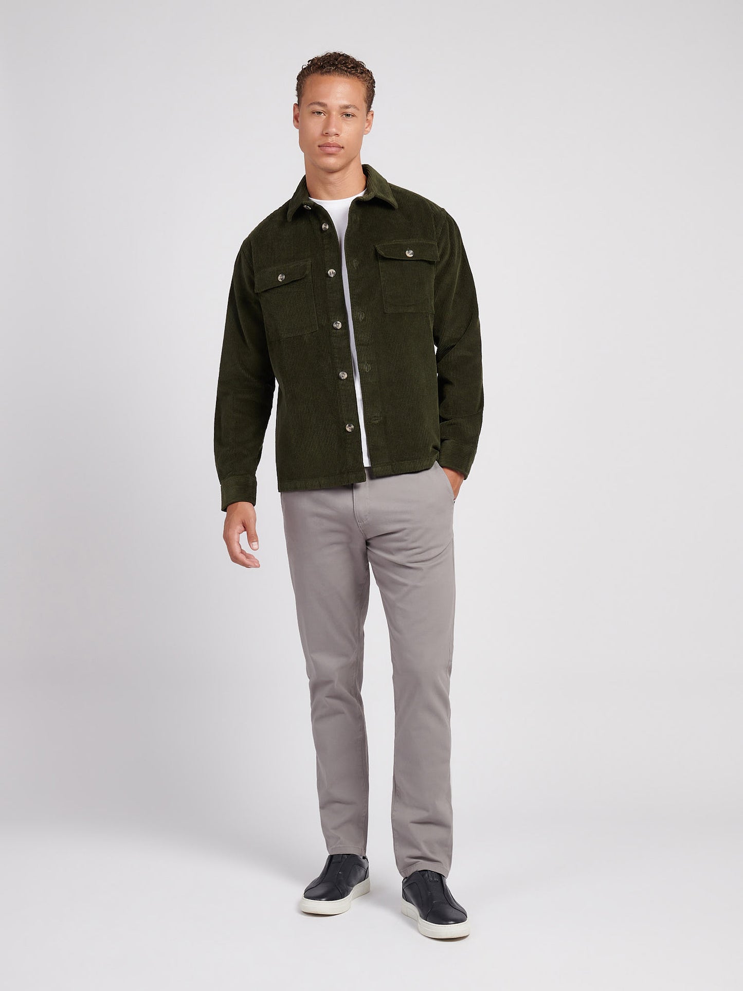 Mens Chuck Oxford Shirt in Forest Night