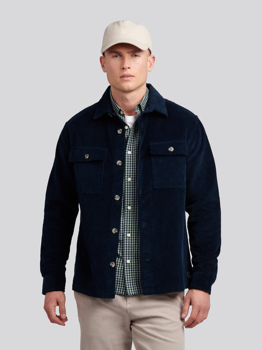 Mens Chuck Oxford Shirt in Dark Sapphire Navy