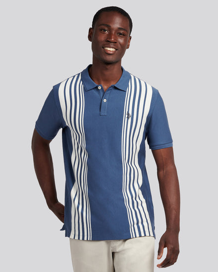 Pionowy pasek SS Polo Vintage Indigo