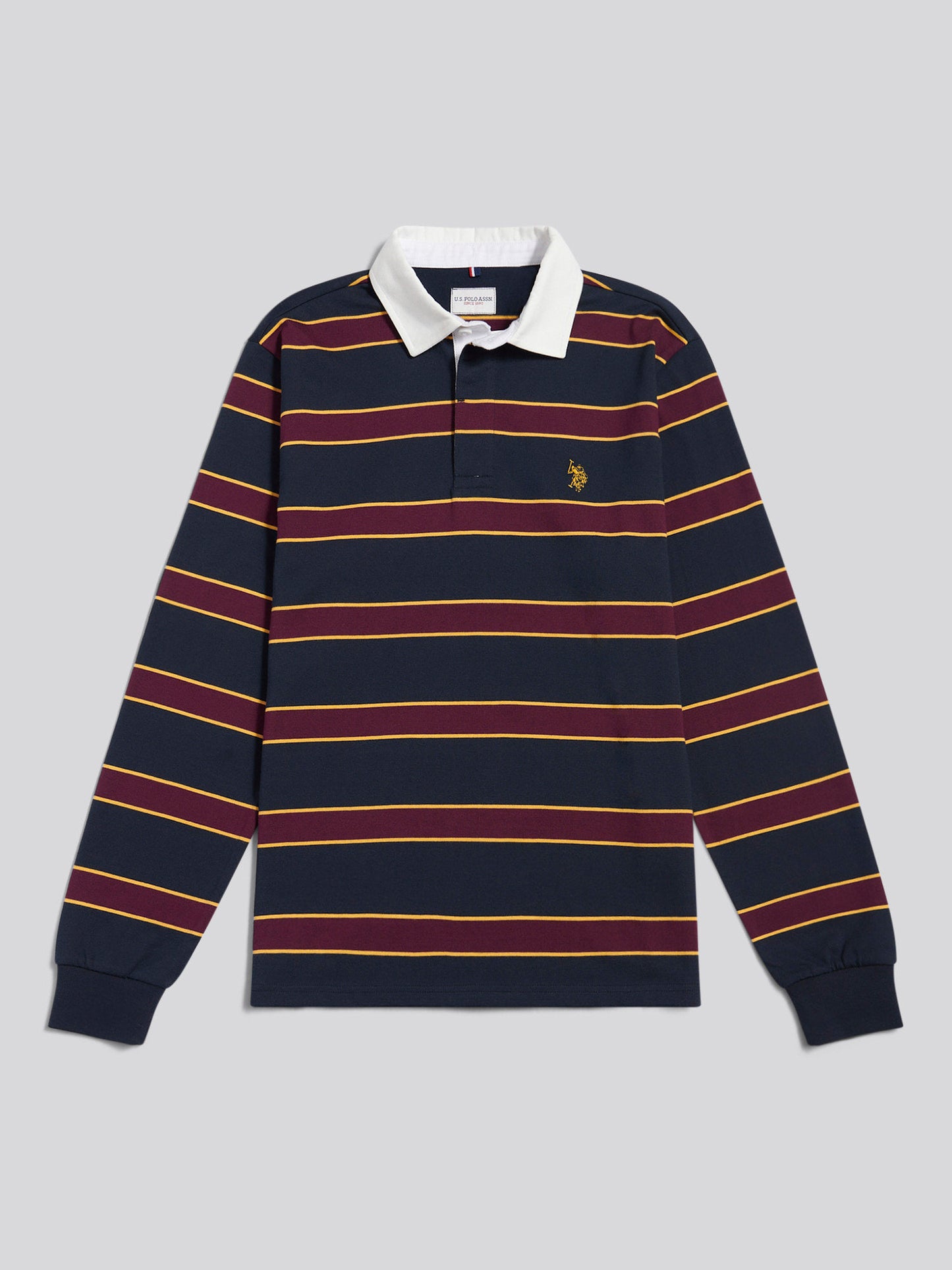DHM Stripe Rugby Dark Sapphire Navy