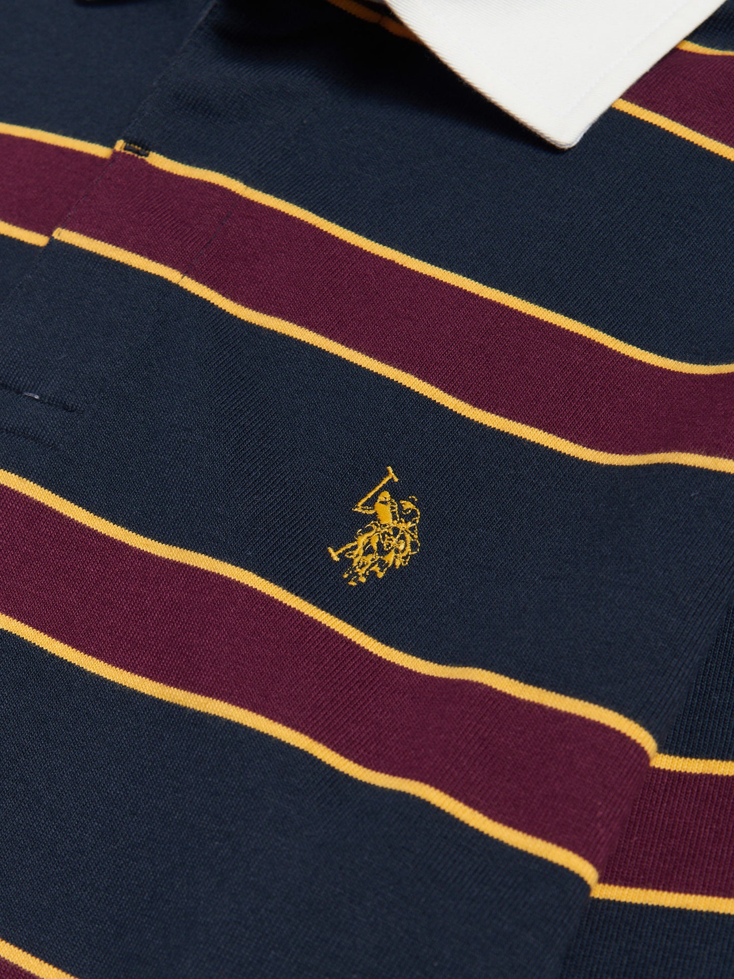 DHM Stripe Rugby Dark Sapphire Navy