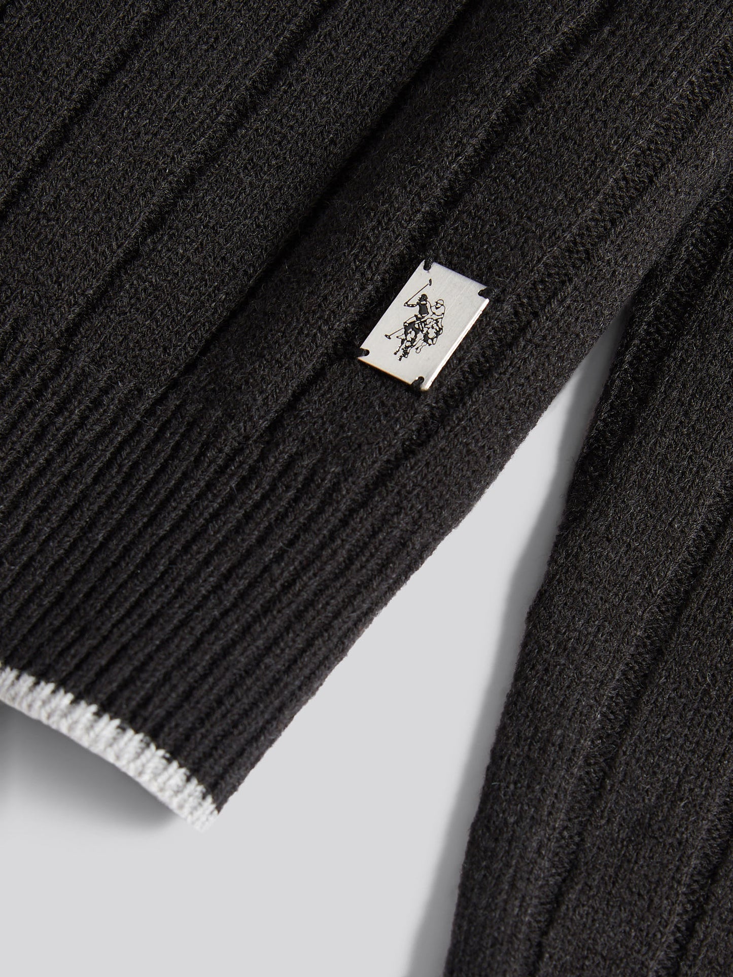 Załoga Rib Knit Black