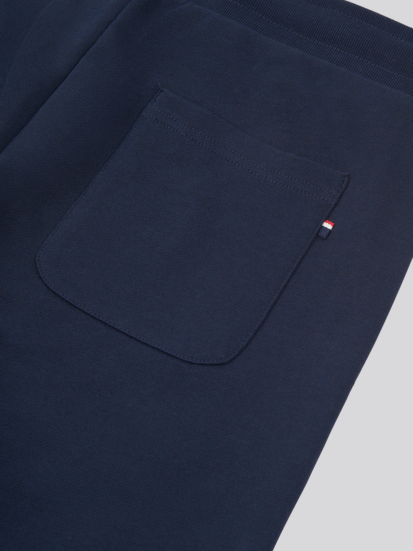 Mens Double Horsemen Loopback Jogger Dark Sapphire Navy / Haute Red DHM