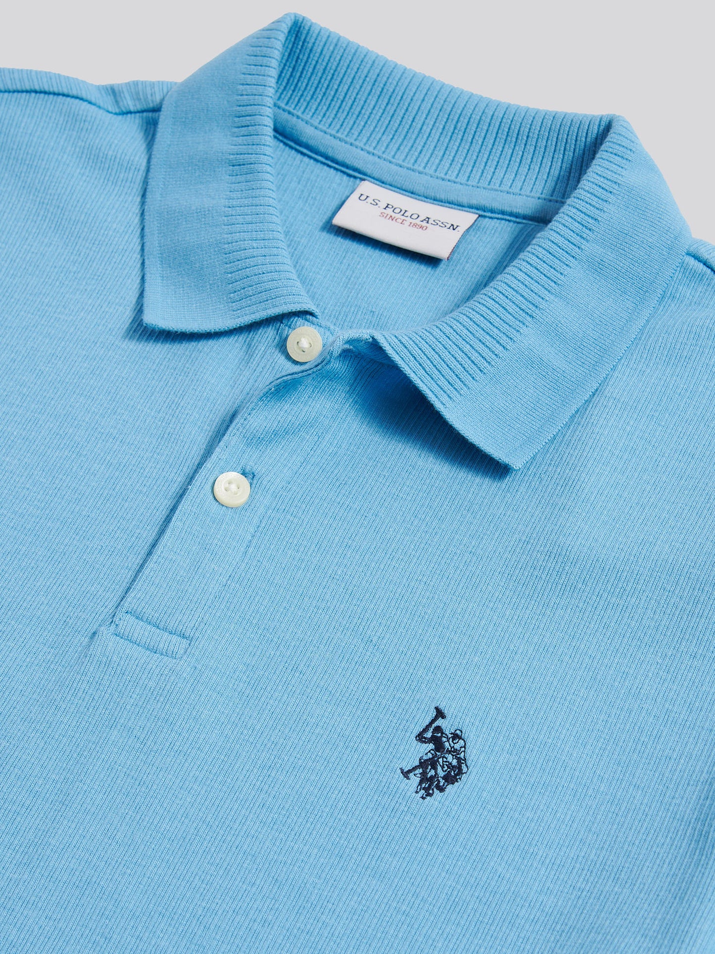 Pionowa tekstura Polo Heritage Blue