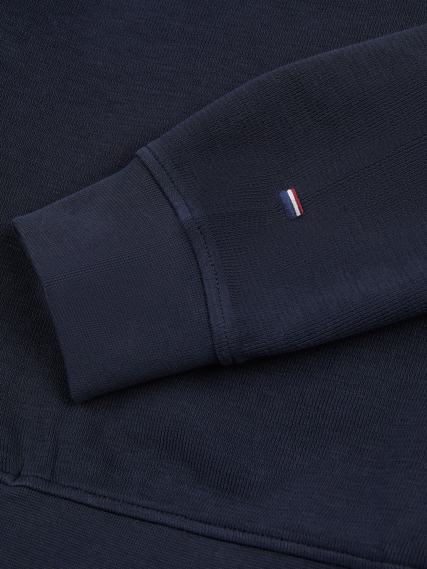 Mens French Rib 1/4 Funnel in Dark Sapphire Navy / Moonlight Blue DHM