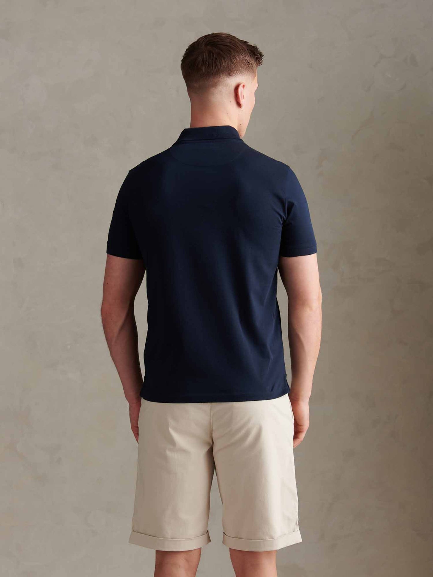 Premium Supima Cotton Polo Dark Sapphire Navy