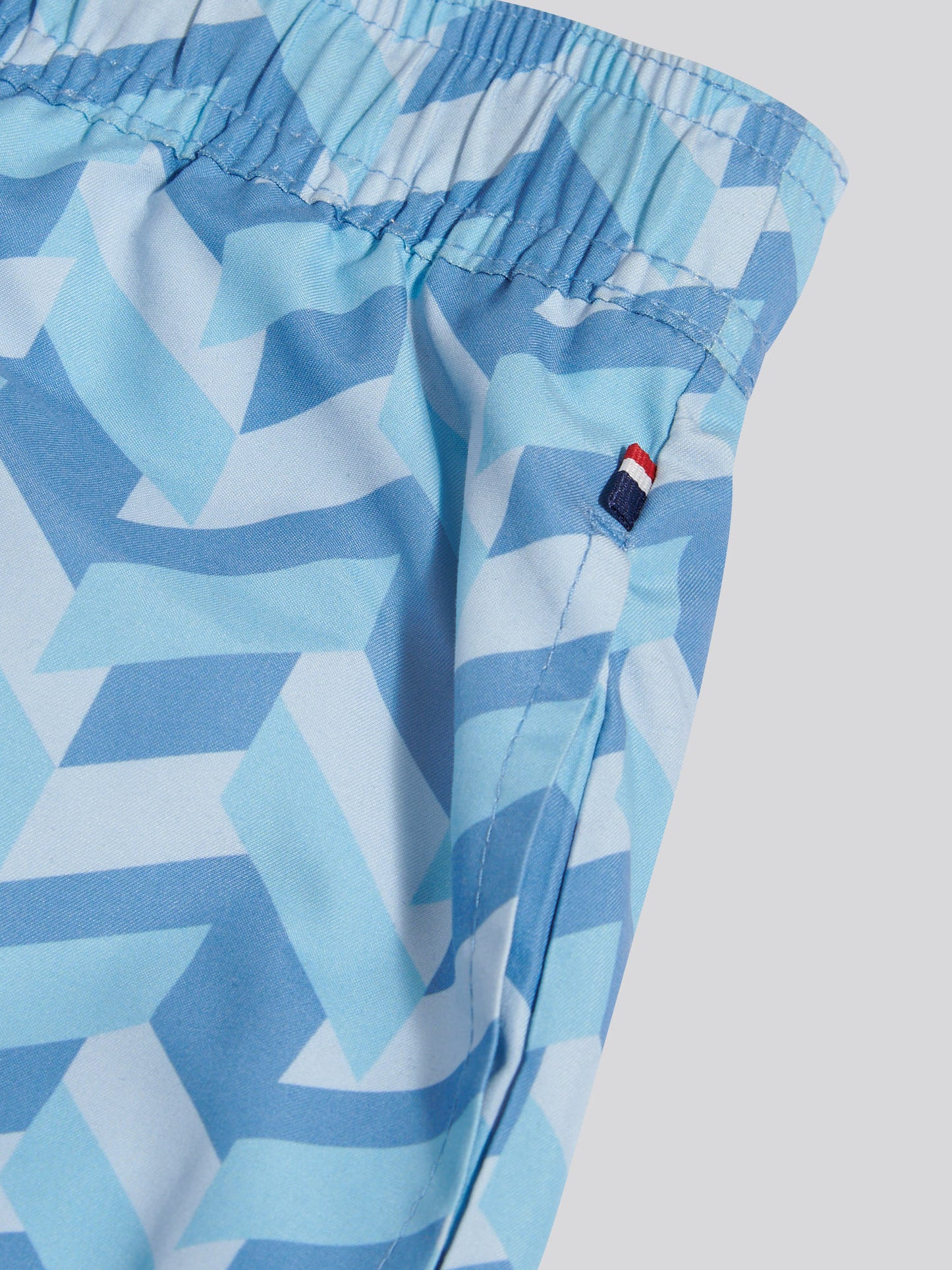 Mens Geo Tile Swim Shorts Riviera