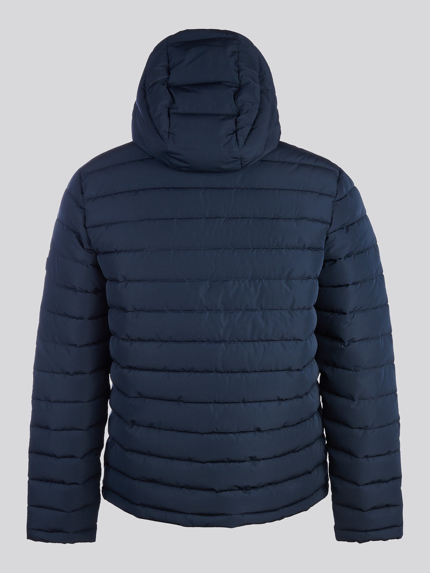 Lekki kołdra z kapturem puffer ciemny szafir granatowy