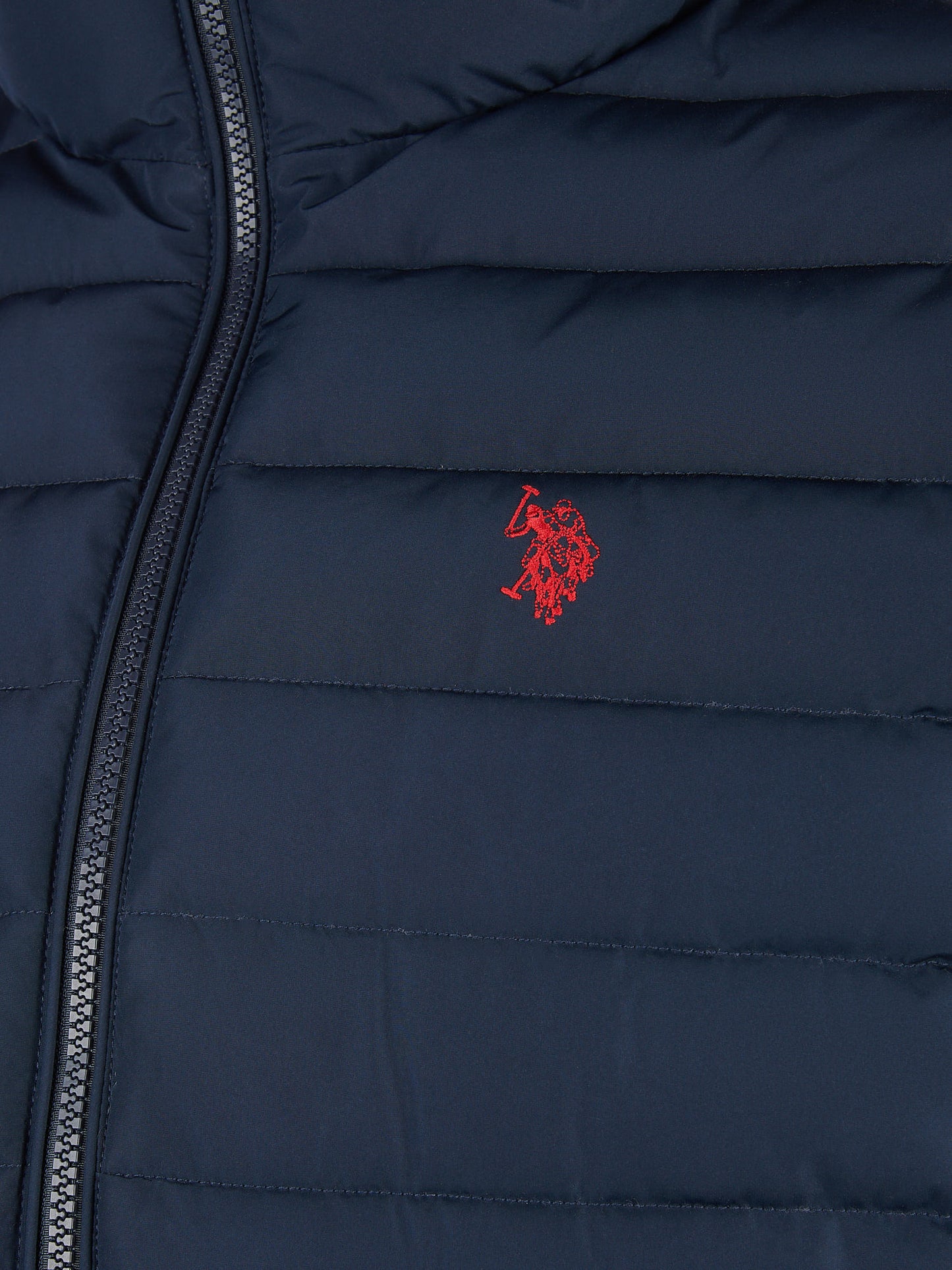 Lekki kołdra z kapturem puffer ciemny szafir granatowy