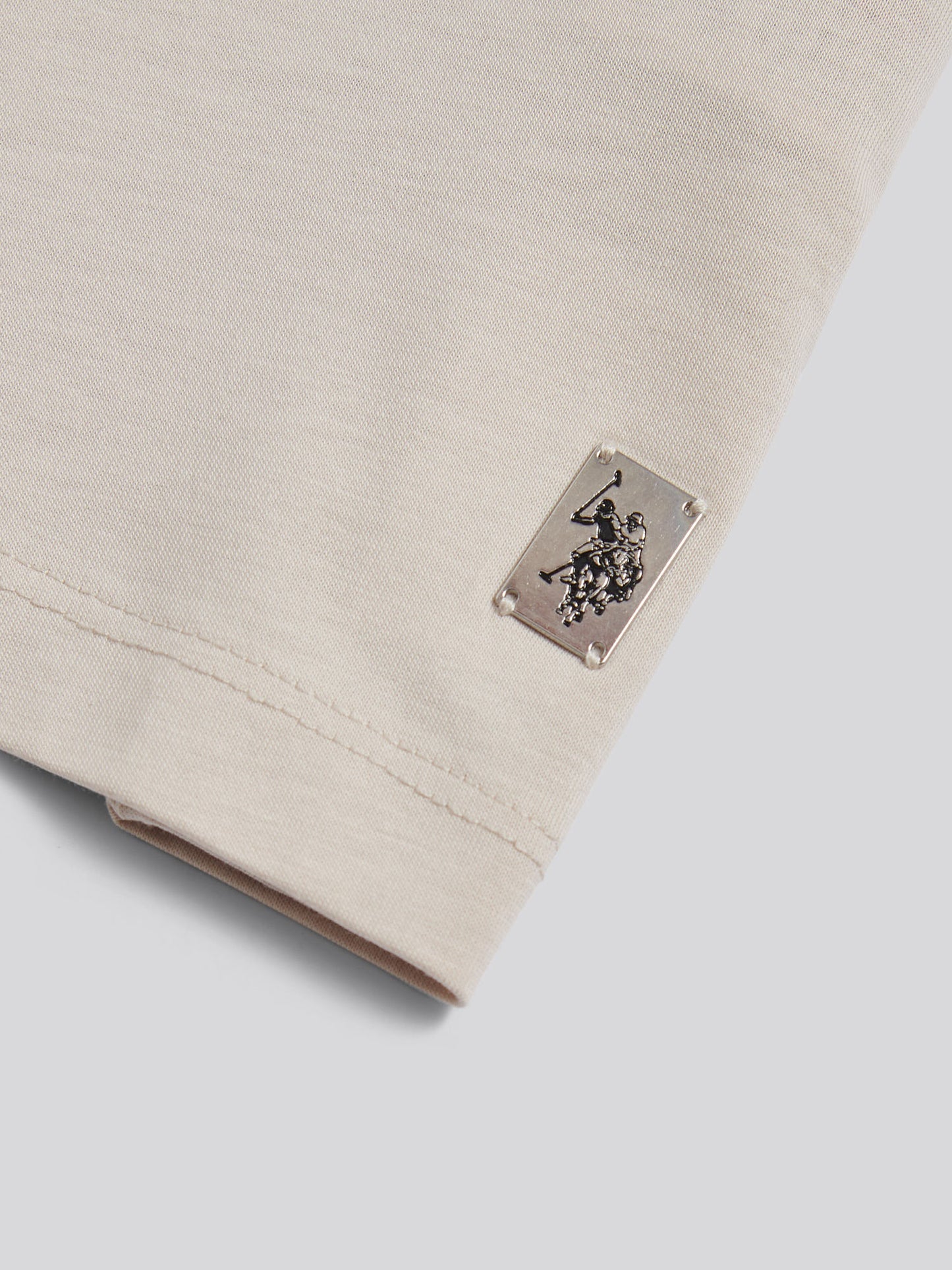 Mens Smart Mercerised T-Shirt Beige