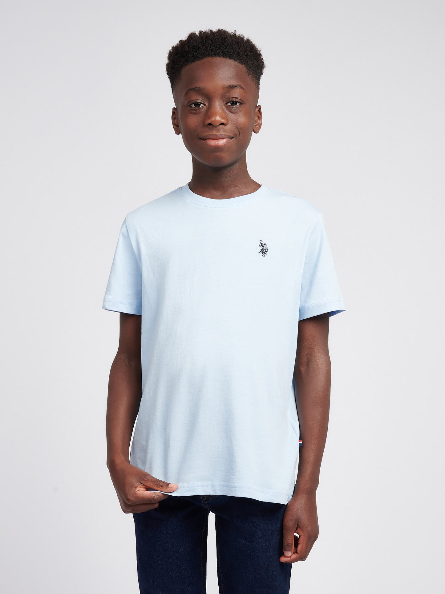 Chłopcy podwójna jeźdźcy w Chambray Blue
