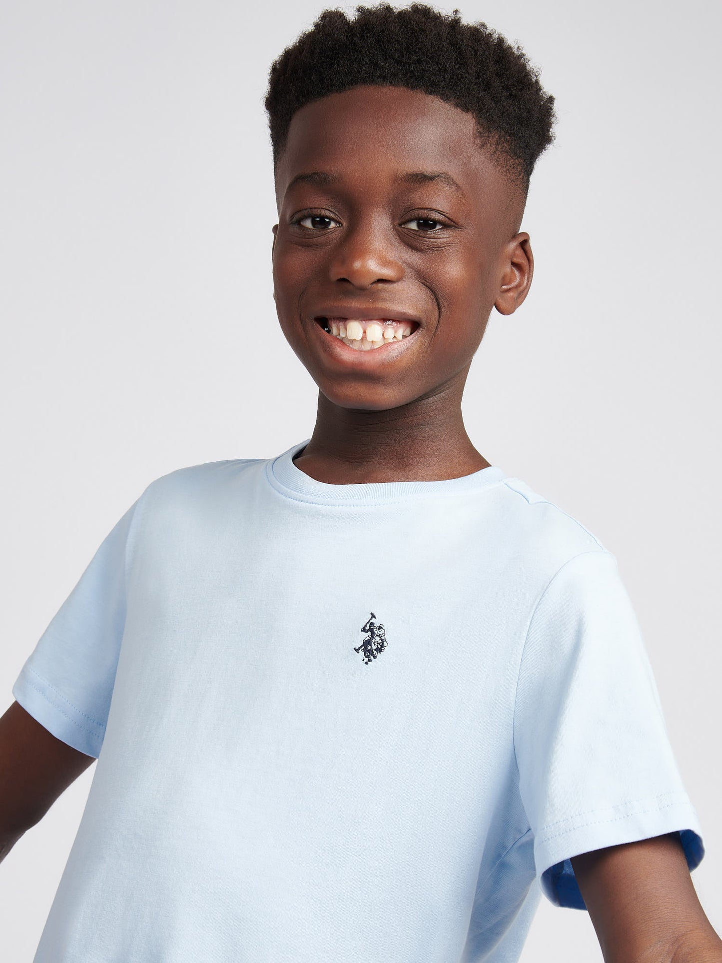 Chłopcy podwójna jeźdźcy w Chambray Blue