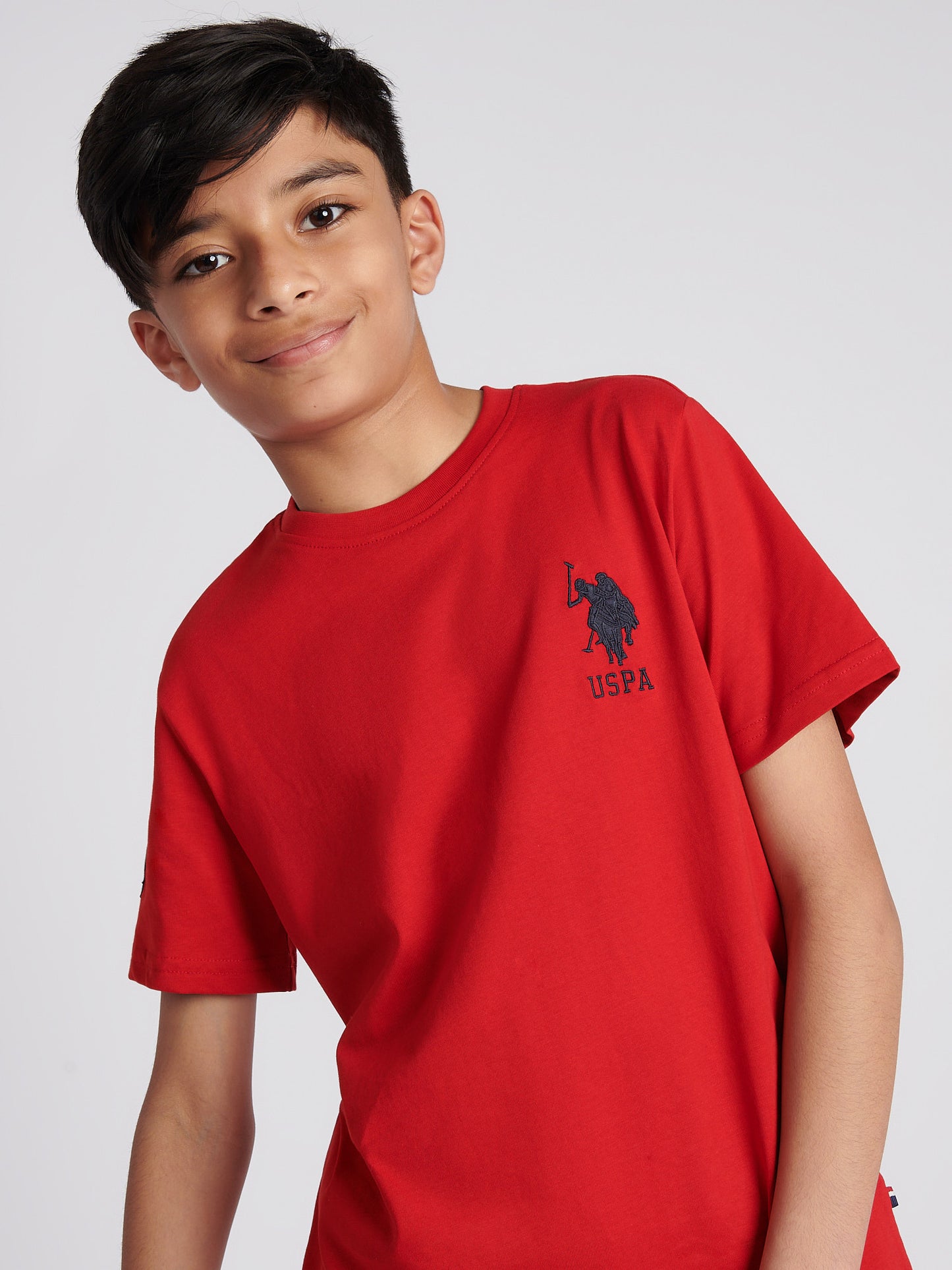 T-shirt Boys Player 3 w Haute Red