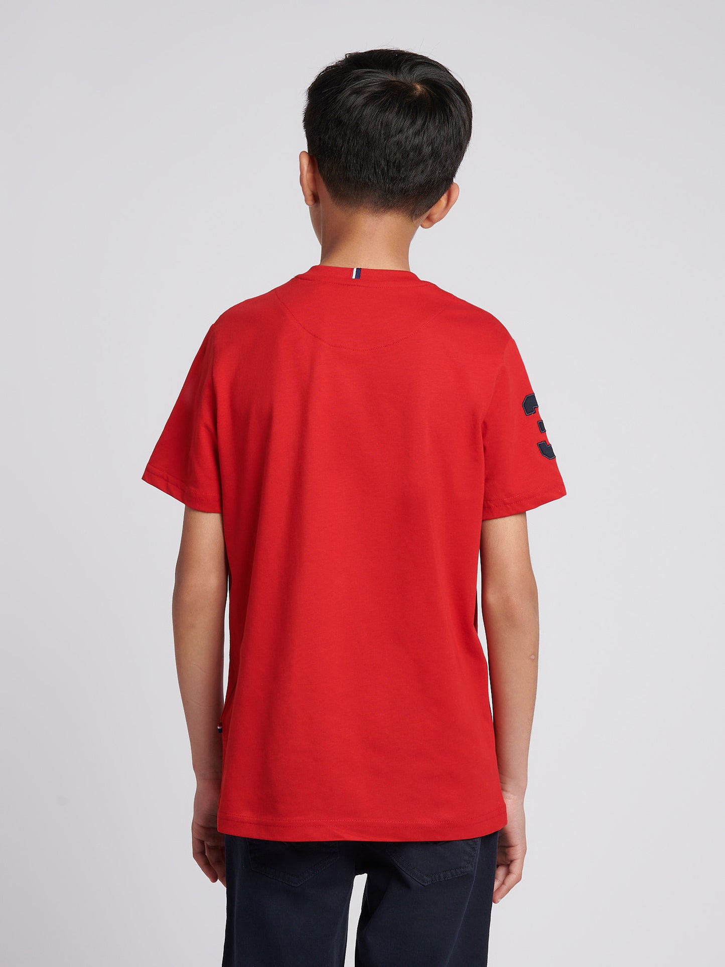 T-shirt Boys Player 3 w Haute Red