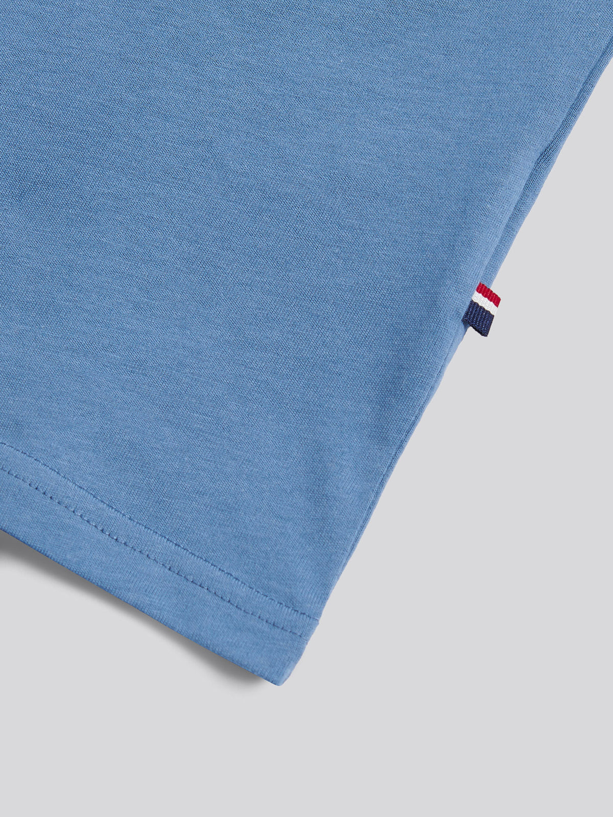 Boys Texture Double Horsemen T-Shirt Blue Horizon