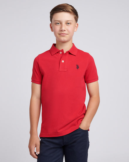 DHM Pique Polo Haute Red