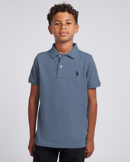 DHM Pique Polo Vintage Indigo