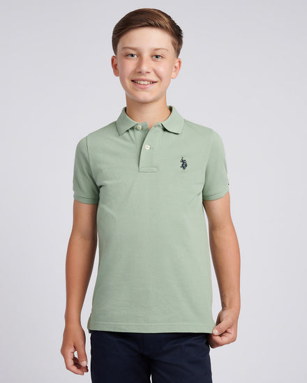DHM Pique Polo Iceberg Green