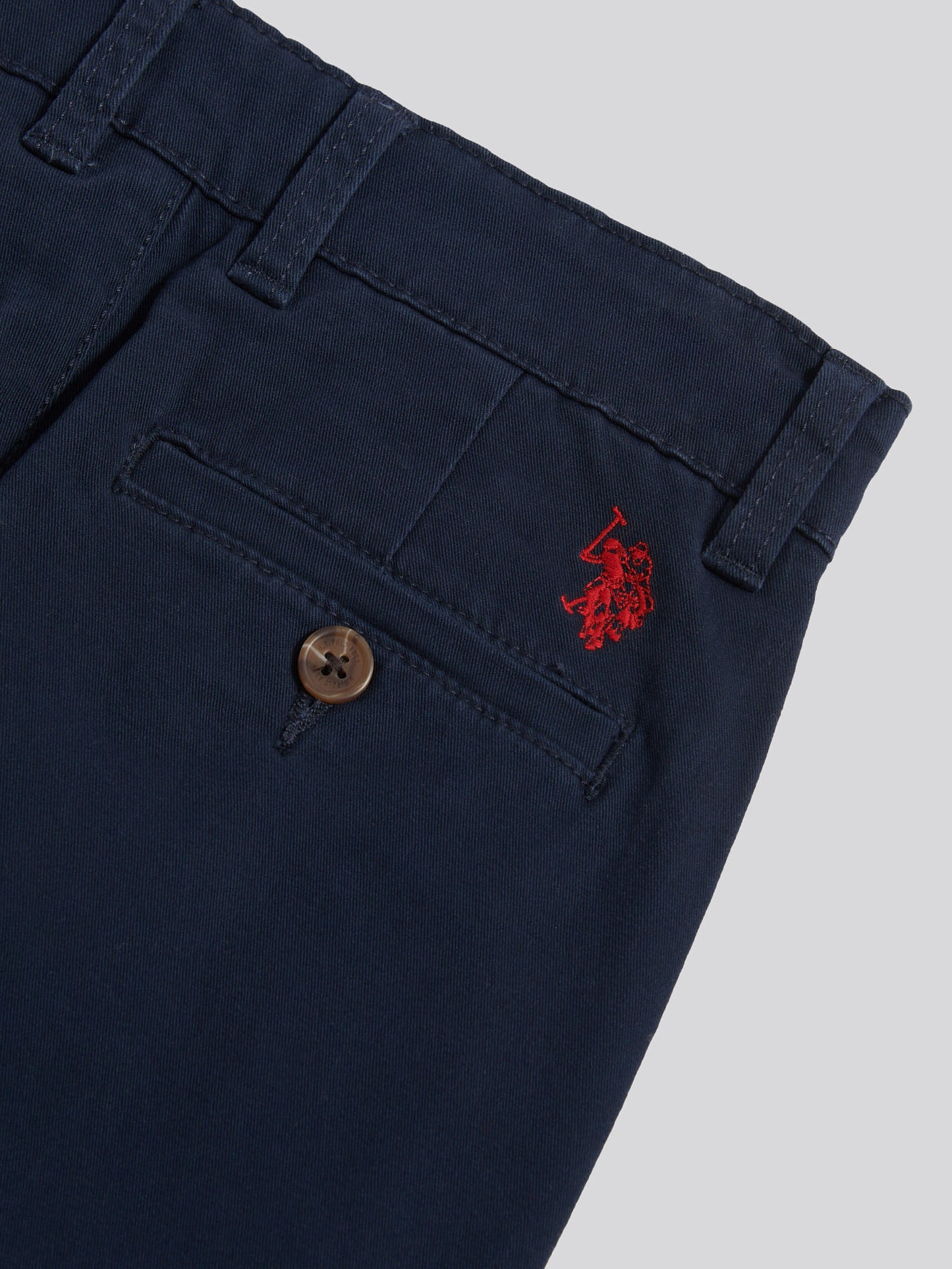 USPA Classic Chino Dark Sapphire Navy/Haute Red DHM